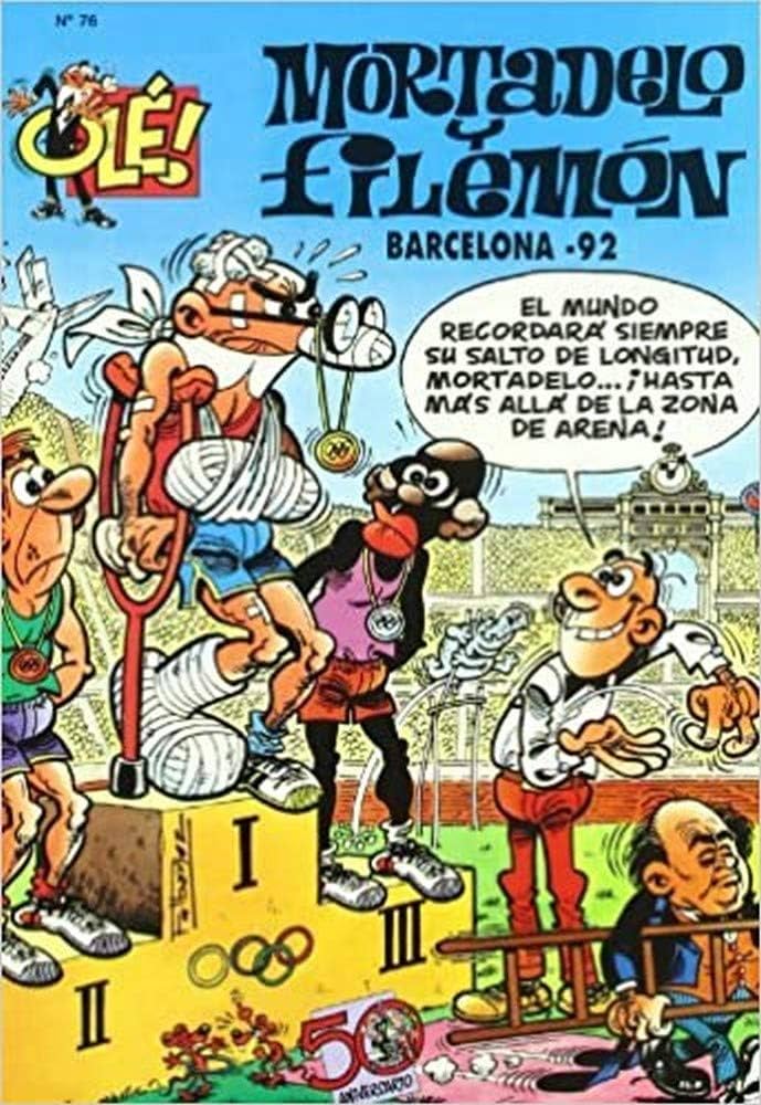Portada de Mortadelo y Filemón Barcelona 92